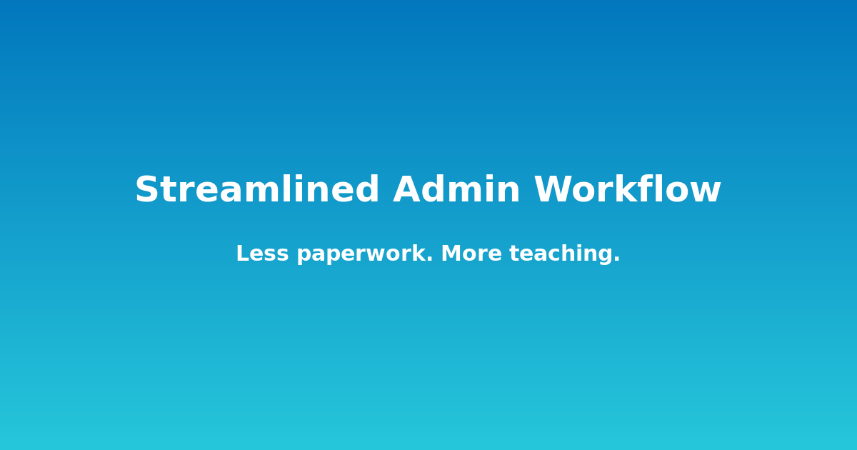 Streamlined tutor admin workflow with organized student cards and calendar